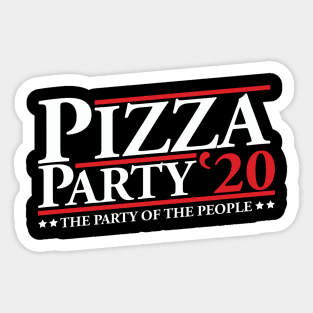 Pizza Party 20 Sticker